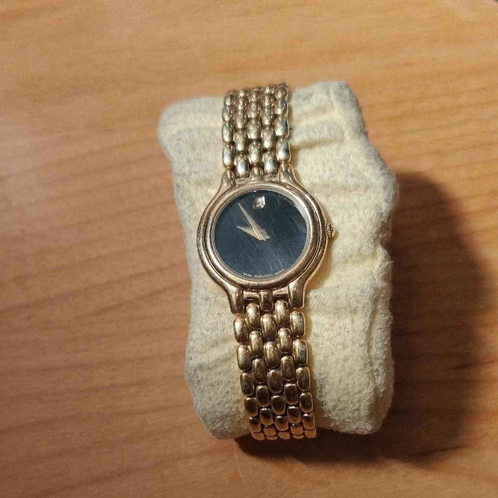 Movado Gold Quartz Watch
